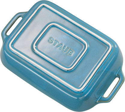 STAUB Ceramic Rectangular Baking Dish — 10.5 × 7.5 Inch