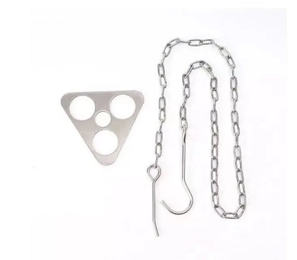 Stainless Steel Campfire Tripod Branch Adapter